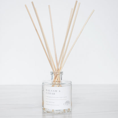 Balsam and Cedar Reed Diffuser - Abboo Candle Co® Wholesale