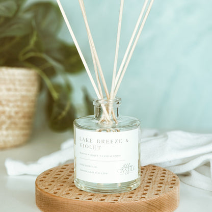 Lake Breeze and Violet Reed Diffuser - Abboo Candle Co® Wholesale