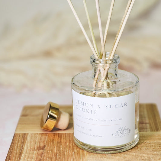 Lemon and Sugar Cookie Reed Diffuser - Abboo Candle Co® Wholesale