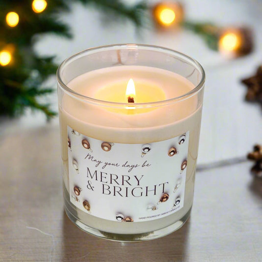 Merry and Bright Soy Candle - Abboo Candle Co® Wholesale