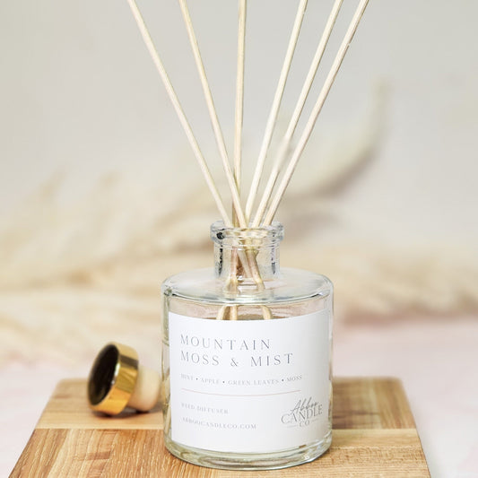 Mountain Moss and Mist Reed Diffuser - Abboo Candle Co® Wholesale