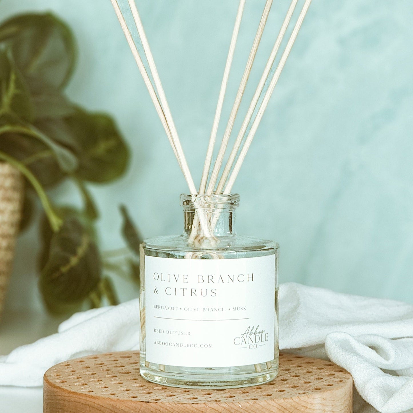 Olive Branch and Citrus Reed Diffuser - Abboo Candle Co® Wholesale