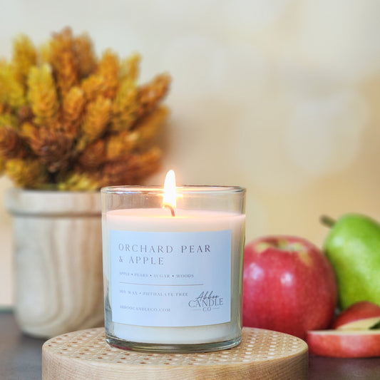 Orchard Pear and Apple Tumbler Soy Candle - Abboo Candle Co® Wholesale