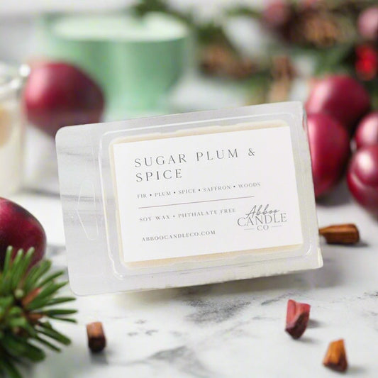 Sugar Plum and Spice Soy Wax Melts - Abboo Candle Co® Wholesale