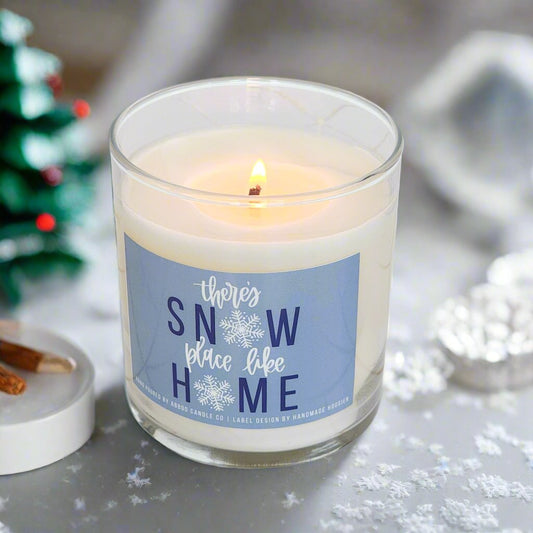 There's Snow Place Like Home Soy Candle - Abboo Candle Co® Wholesale