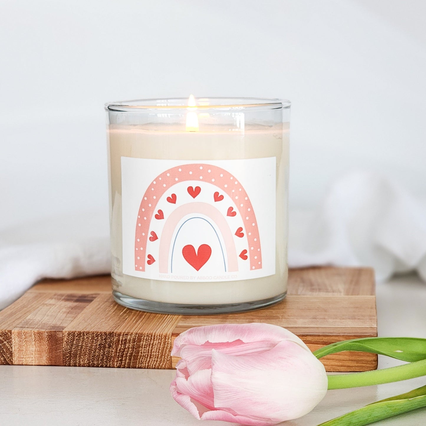 Valentine Rainbow Candle - Abboo Candle Co® Wholesale