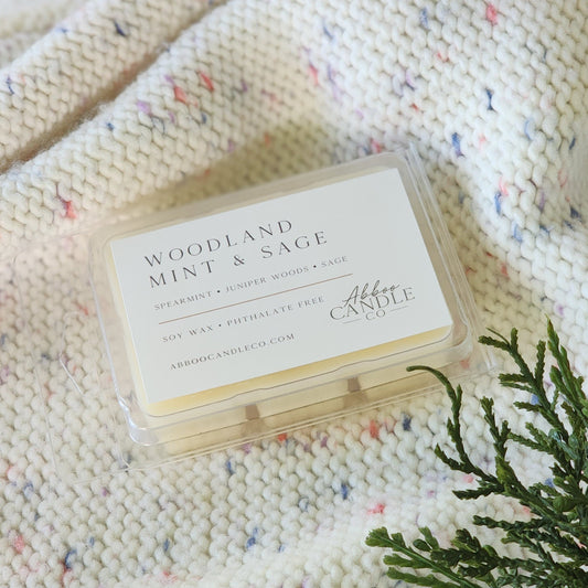 Woodland Mint and Sage Soy Wax Melts - Abboo Candle Co® Wholesale