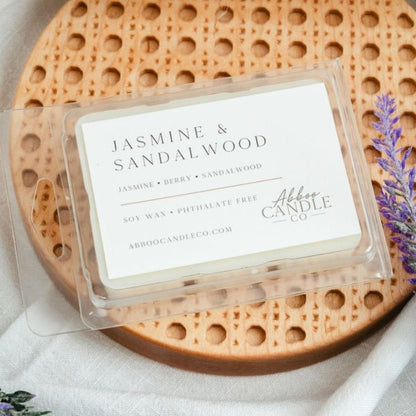 Jasmine and Sandalwood Soy Wax Melts - Abboo Candle Co® Wholesale