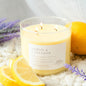 Lemon and Lavender 3-Wick Soy Candle - Abboo Candle Co® Wholesale