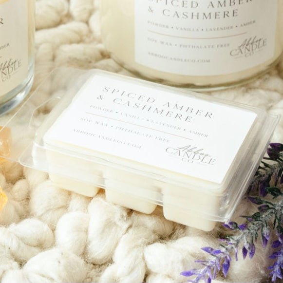Spiced Amber and Cashmere Soy Wax Melts - Abboo Candle Co® Wholesale